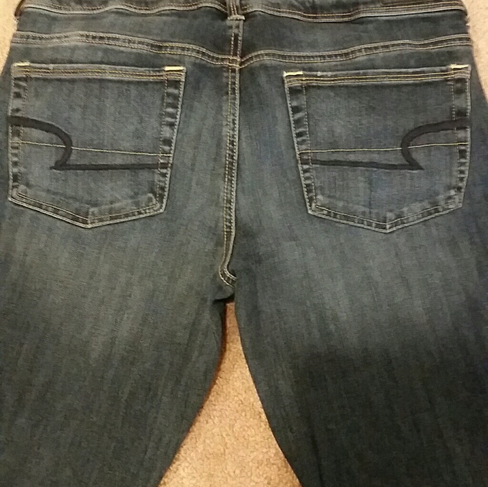 American Eagle kick boot super stretch jeans