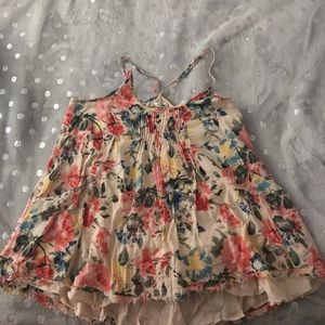Anthropologie Lili’s Closet floral tank sz Medium