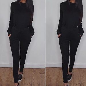 Women's two piece long sleeve, pants play suit