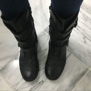 Guess Motorcycle inspired Boots