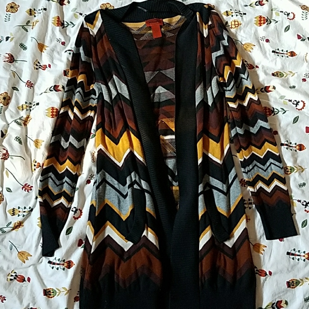 Missioni cardigan zig- zag