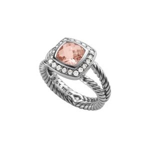 david yurman petite albion morganite ring size 5!