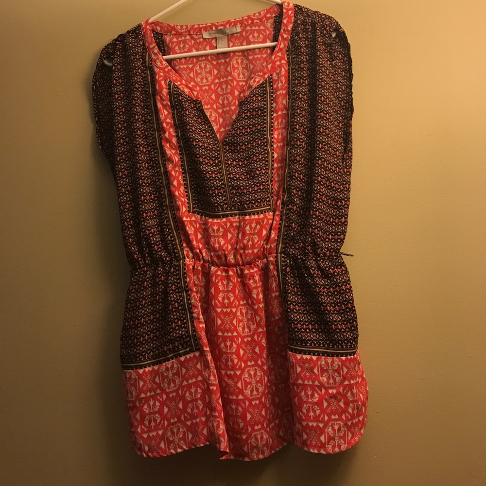 Aztec print blouse