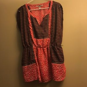 Aztec print blouse
