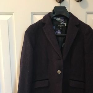Talbots Petities Purple Wool Blazer - 6P