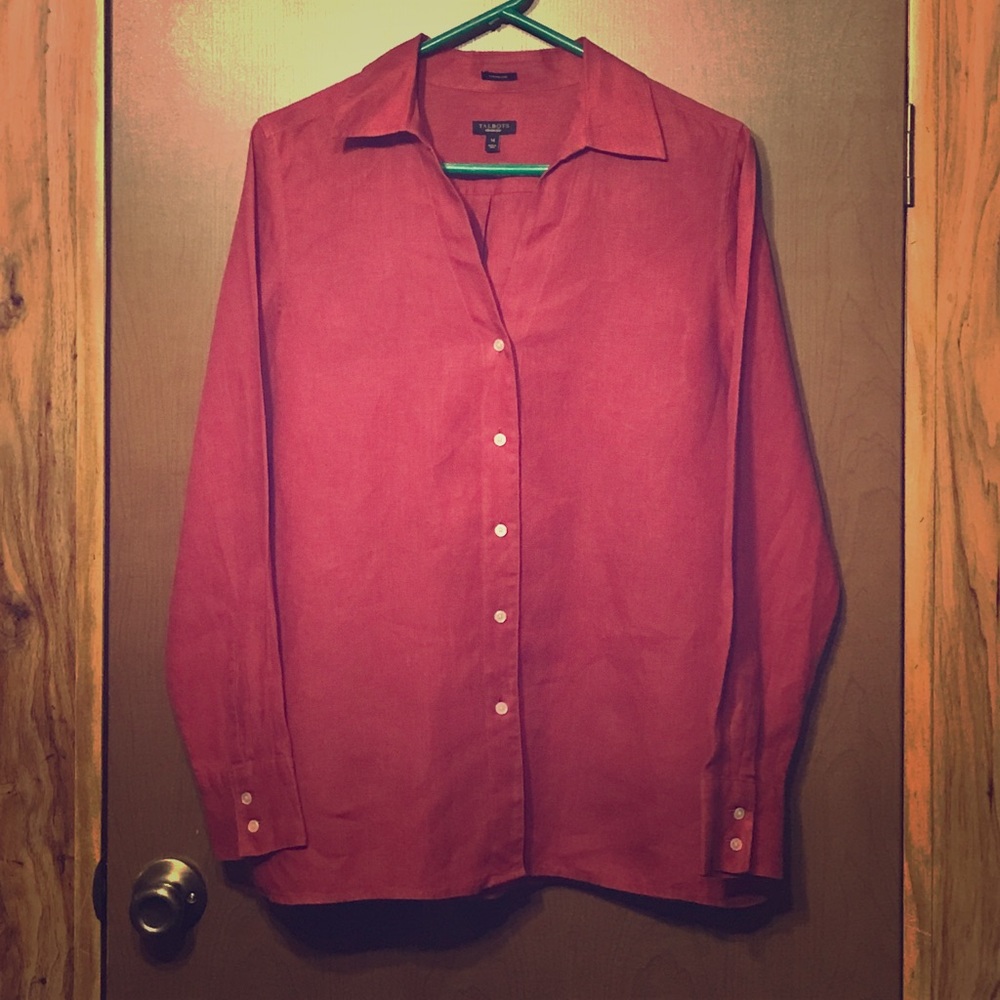 Talbots Irish Linen Blouse