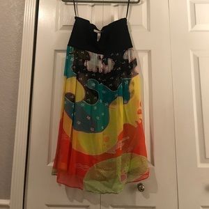 Diane Von Furstenberg Strapless Dress