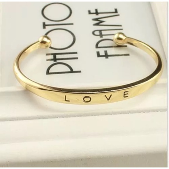 Set of 3 Cuff love Bangle Bracelet - Picture 4 of 4