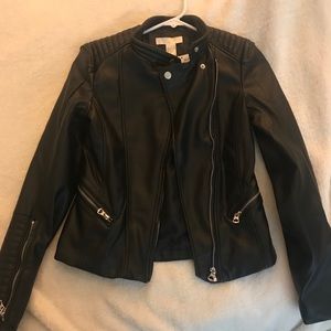 H&M faux leather jacket
