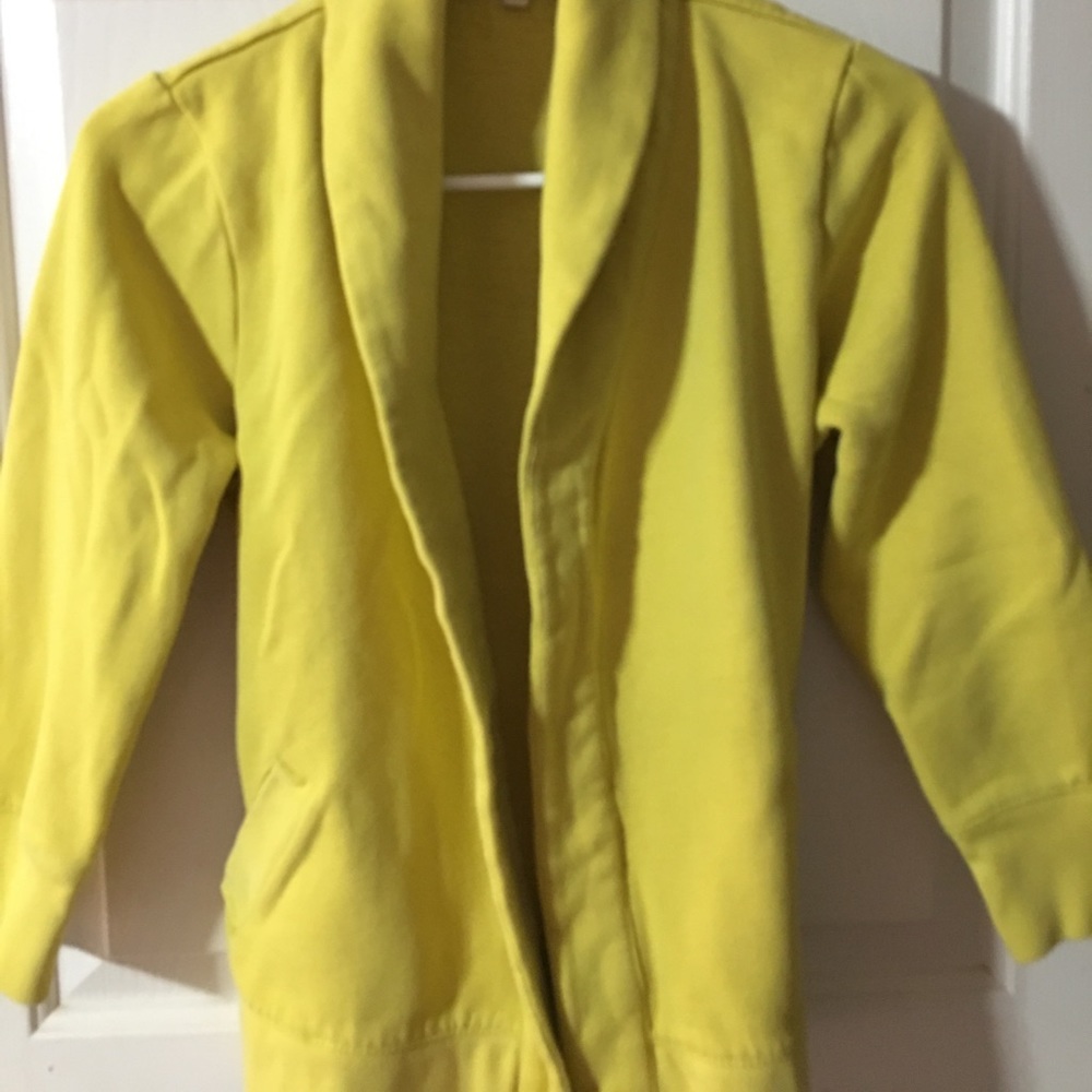 Yellow j. Crew sweatshirt