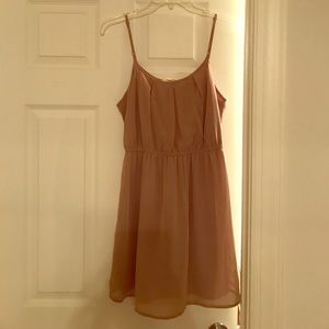 Tan dress