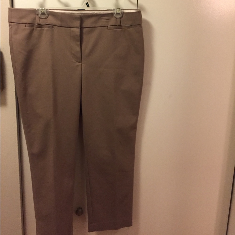 Khaki Ankle Slacks