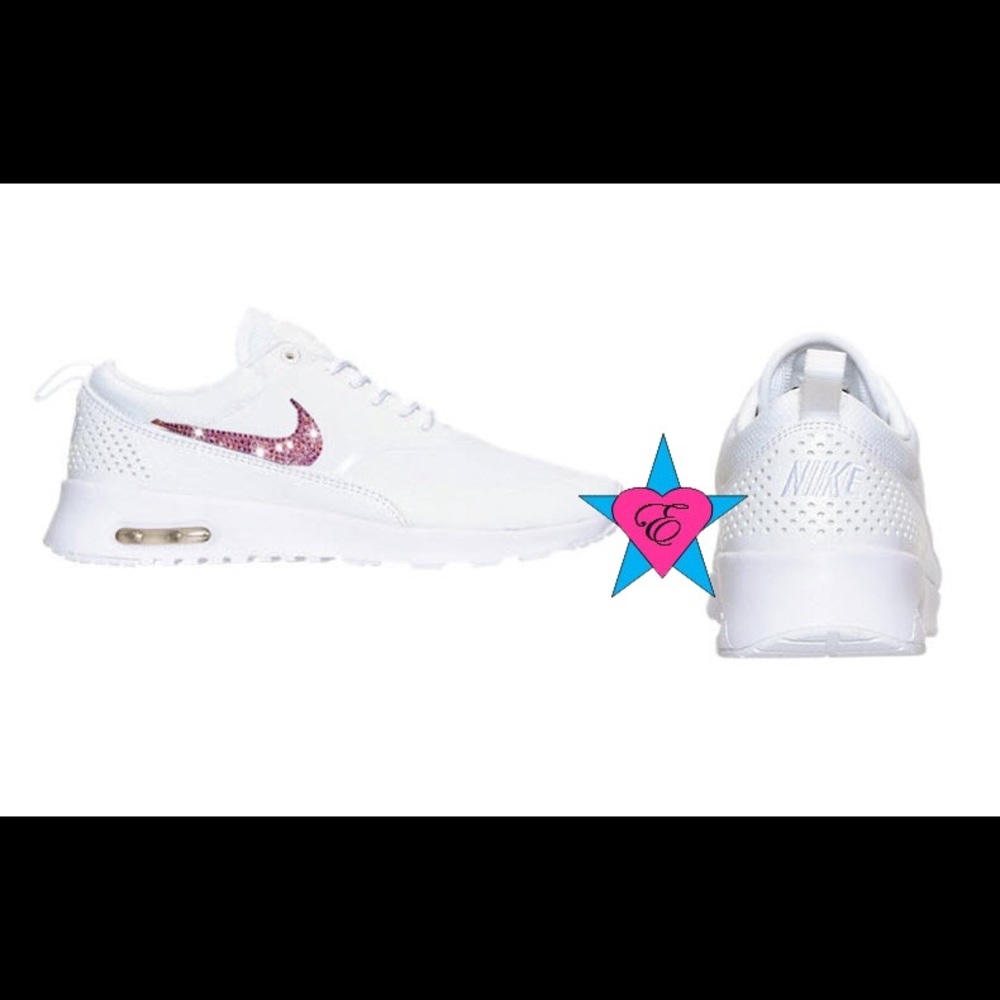 AB Sparkle Nike Air Max Thea White Sneakers