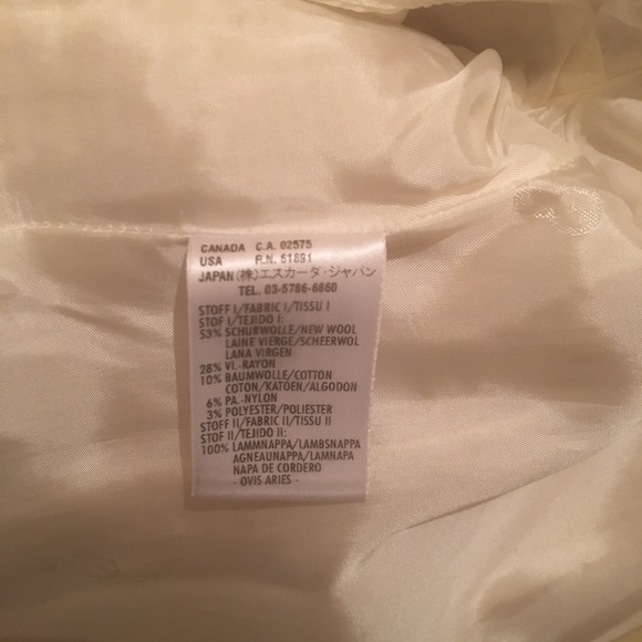 ESCADA Beige Brown Gold Snap Jacket - Picture 6 of 7