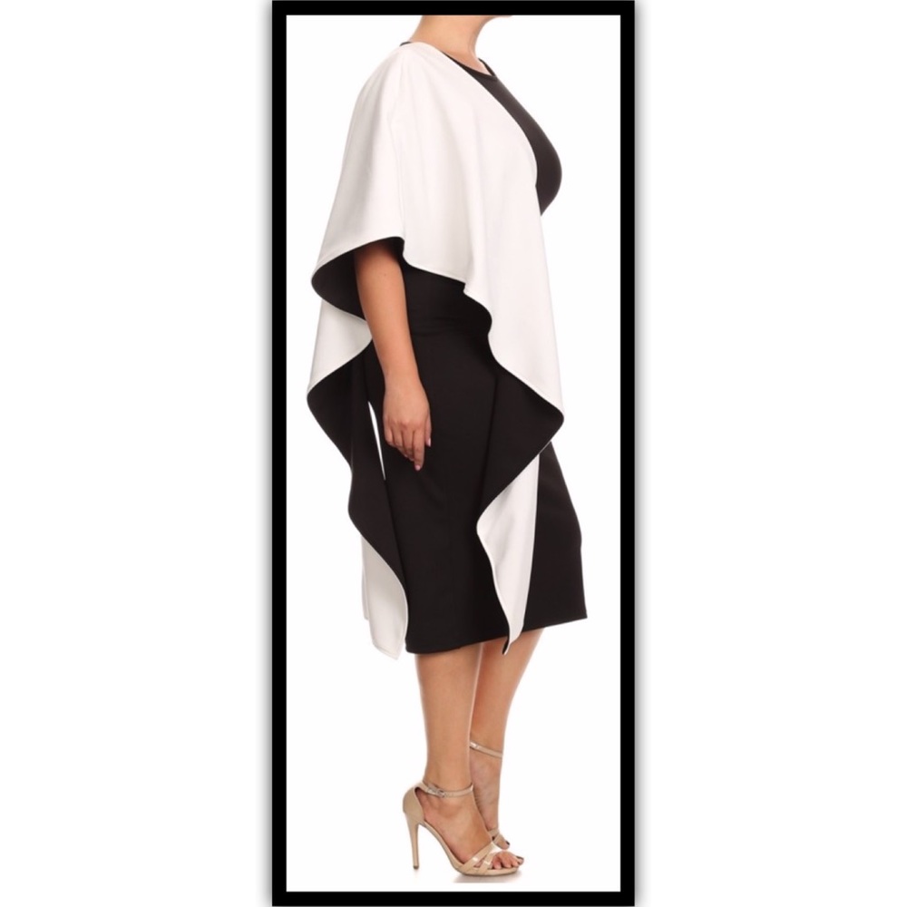 Black and white dress