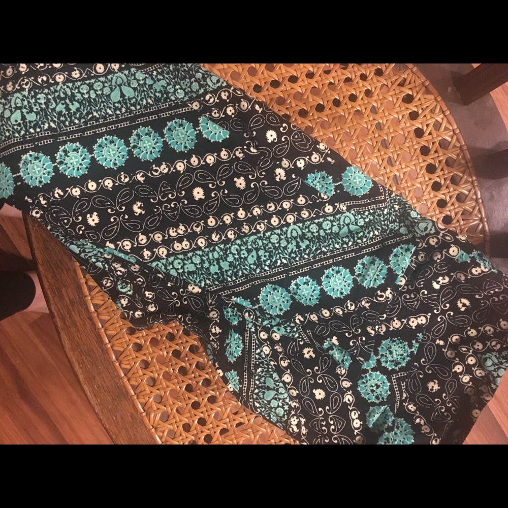 UNICORN black and teal TC NWOT