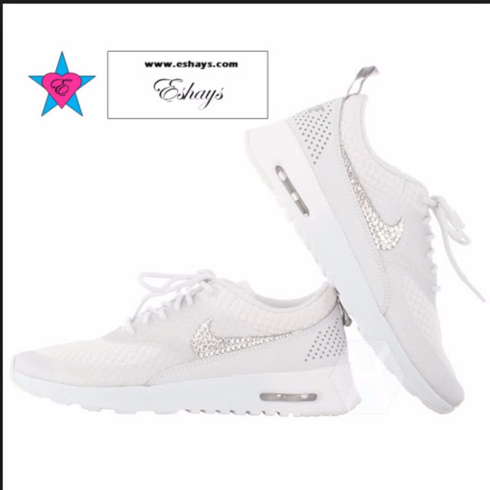 Sparkle Nike Air Max Thea White Sneakers