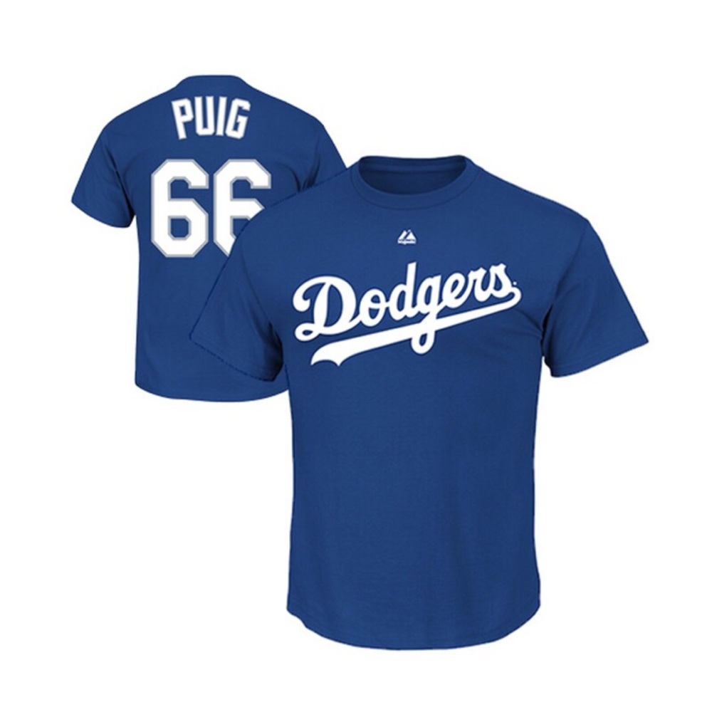 Majestic Yasiel Puig Los Angeles Dodgers T-Shirt