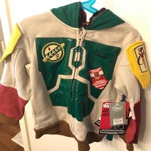 Brand New Disney store Boba Fett toddler hoodie