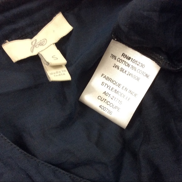 ❌SOLD❌ Joie Silk Blend Ruffled Top - Picture 5 of 5