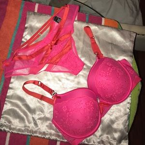 Sexy Flirt VS Push Up Bra w/ Panty Set