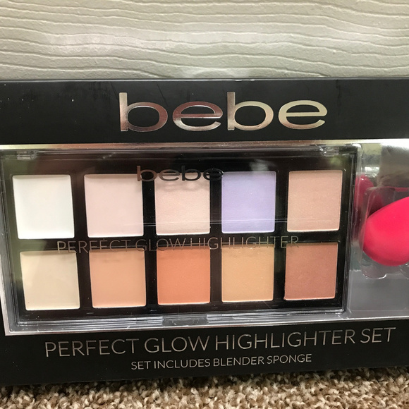 Bebe Makeup Bebe Perfect Glow Highlighter Set Beauty Blender Poshmark