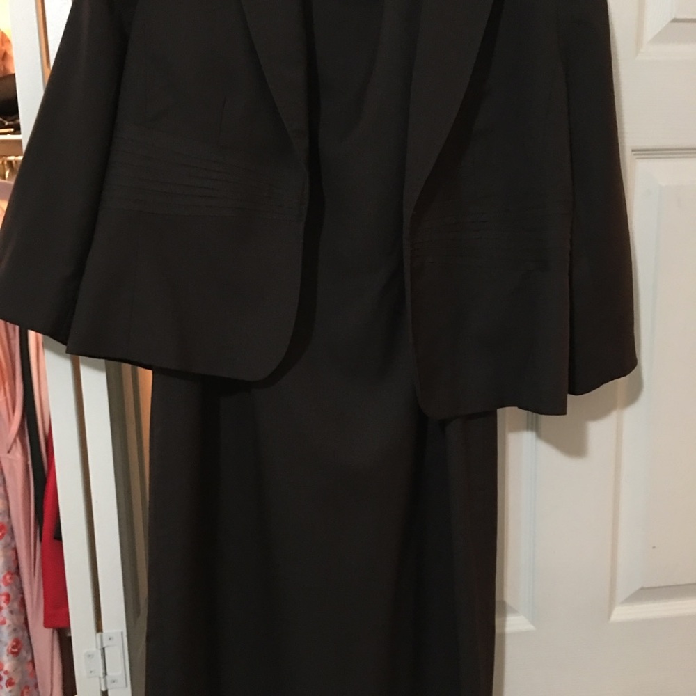 Kasper Chocolate Jacket dress size 14
