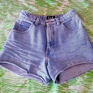 90s Vintage High-Waisted Gap denim shorts