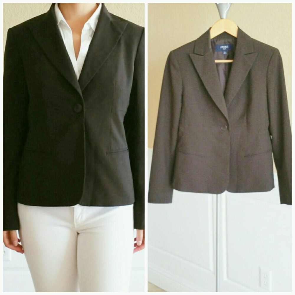 Mocha Brown Blazer Jacket