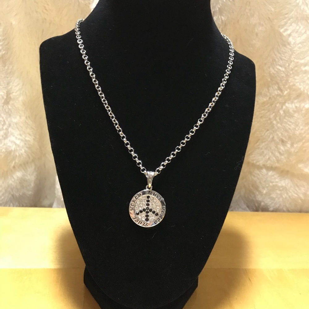 Peace sign necklace