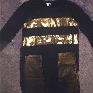 GAP Set skinny jeans &sweat shirt wit Copper color