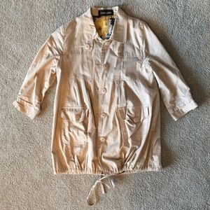 Doki Geki light weight tan elbow sleeve jacket