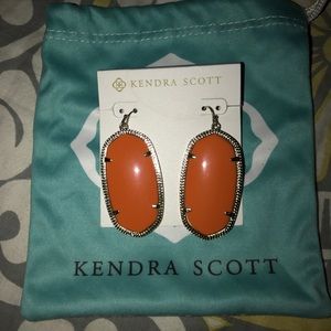 Orange Kendra Scott Danielle Earrings