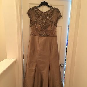 Bronze evening gown by Adrianna Papell size 16
