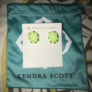 Neon Yellow Kendra Scott Morgan Studs