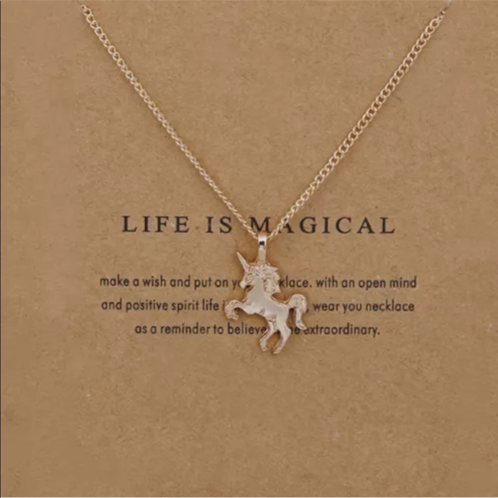 Pendant Necklace Unicorn