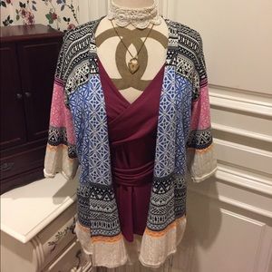 Unique H&M Open Draped Sweater