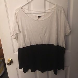 Free People color block shirt