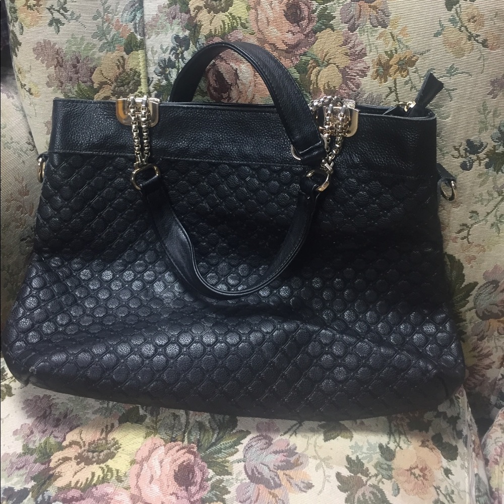 Black Quilted Handbag