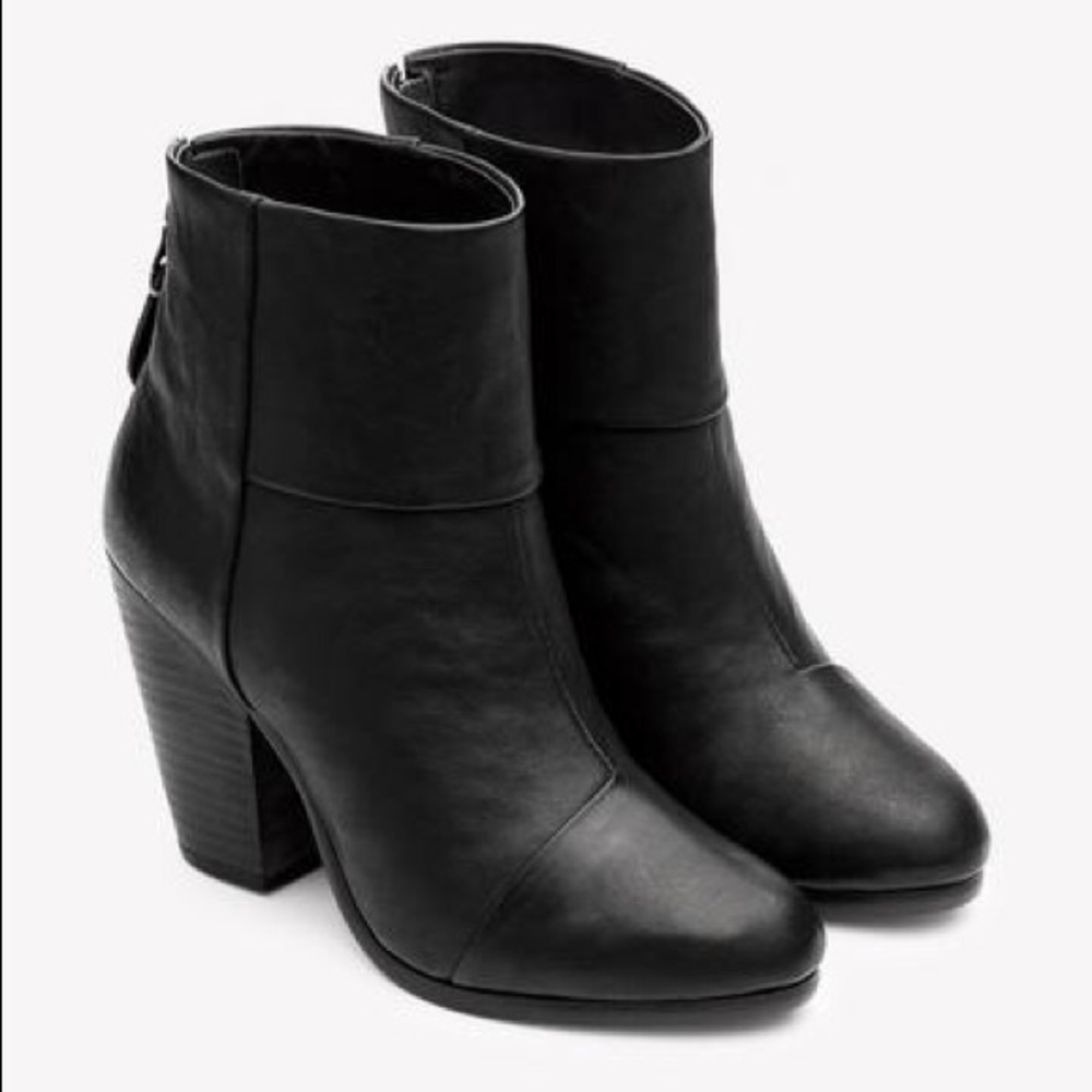Rag and Bone Newbury Black Boots (size 39)