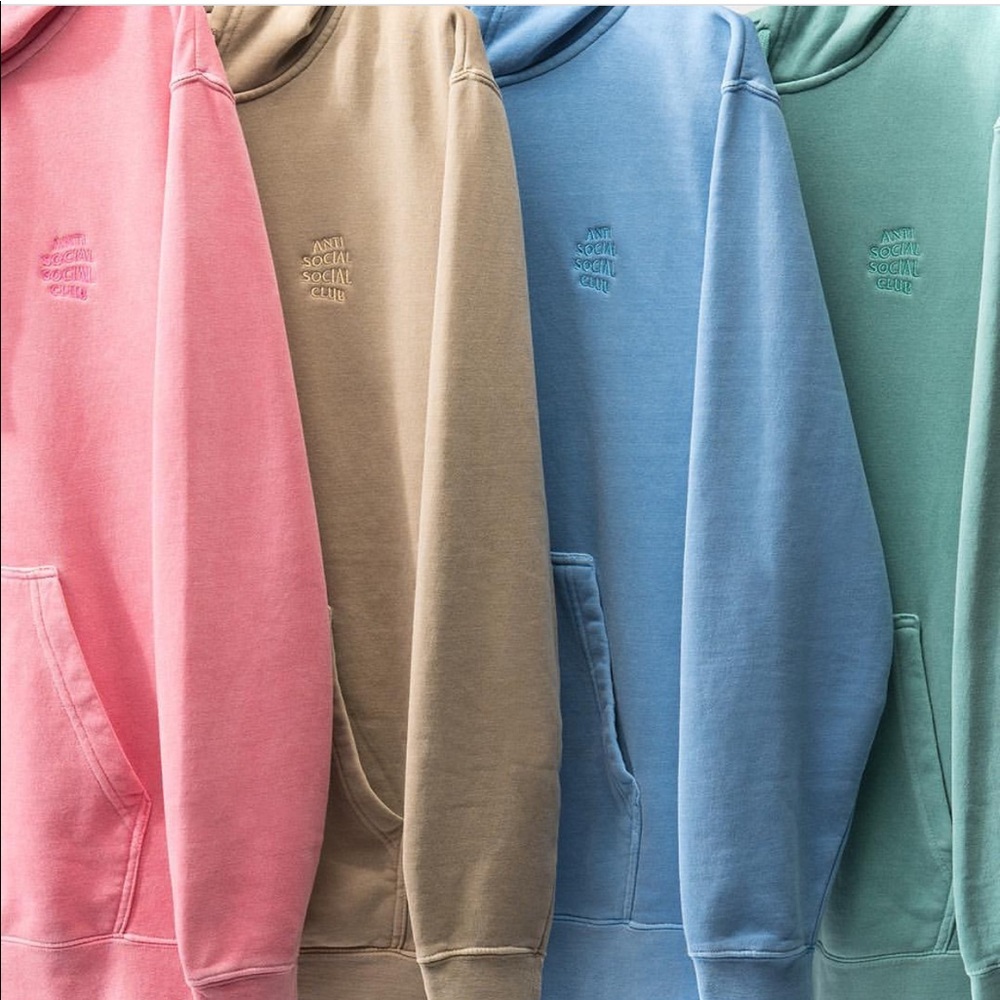 ANTI SOCIAL SOCIAL CLUB PINK HOODIE
