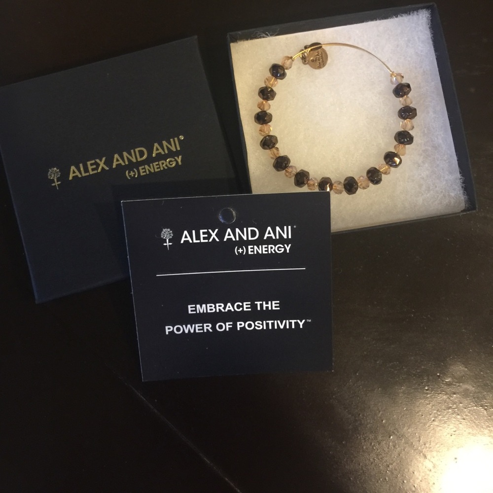Alex and Ani crystal bangle bracelet
