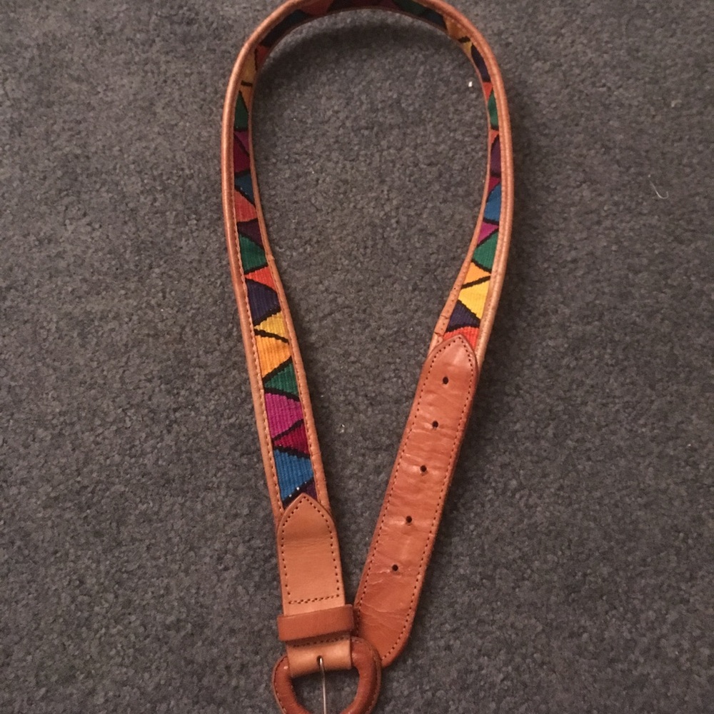 colorful patterned belt