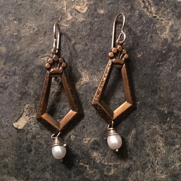 Antique Earrings - Picture 2 of 3