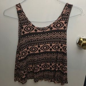 Charlotte Russe Tribal Print Tank Top