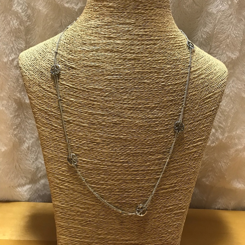 Peace sign necklace