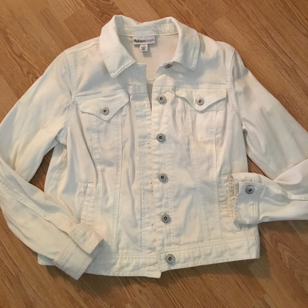 White Denim Jacket