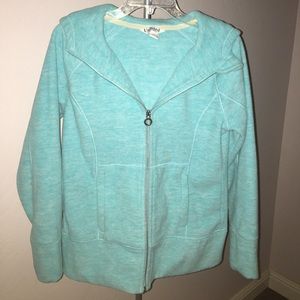 Ice blue jacket