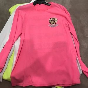 girlie girl originals long sleeve pink shirt
