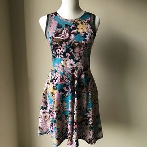 EUC floral sleeveless Xhilaration dress